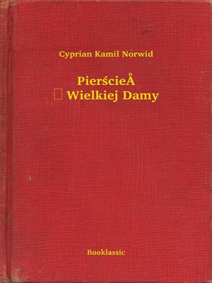 cover image of Pierścień Wielkiej Damy